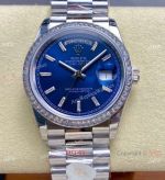 8+ Factory Rolex Gain weight 2834 DayDate I Midnight Blue Dial Men 36mm